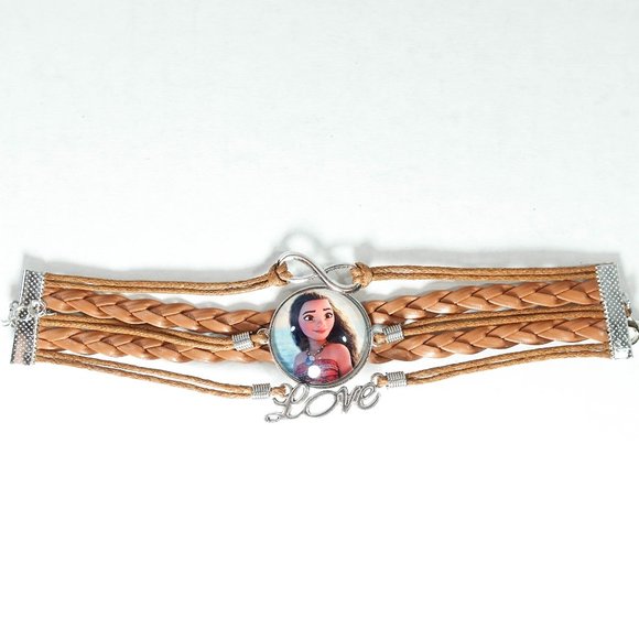 🛍Girls Moana brown multi strand bracelet - Picture 1 of 3